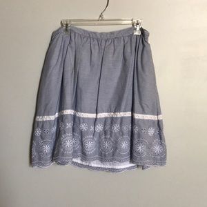 Seersucker Skirt for Summer
